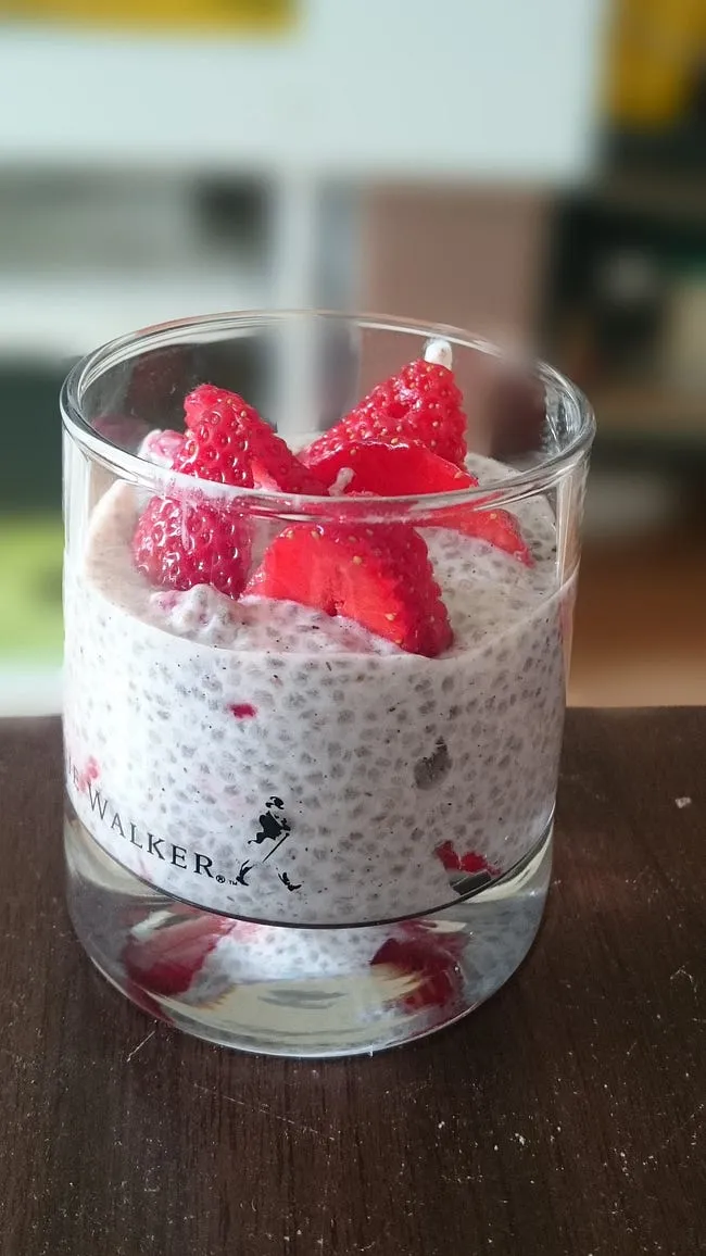 Chia seed pudding (my favorite)