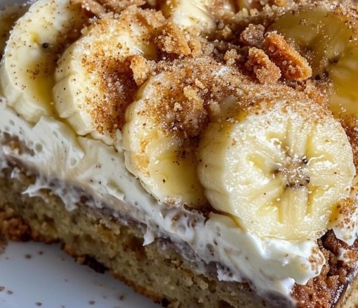 Banana-Nog Cake